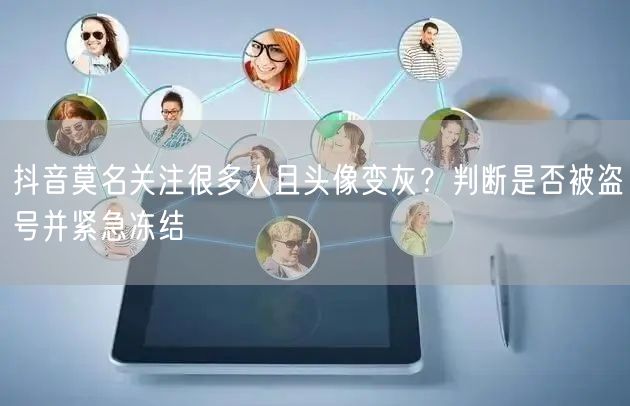 抖音莫名关注很多人且头像变灰?判断是否被盗号并紧急冻结